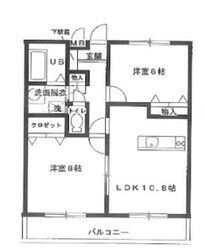 サンホワイトカメリアの物件間取画像